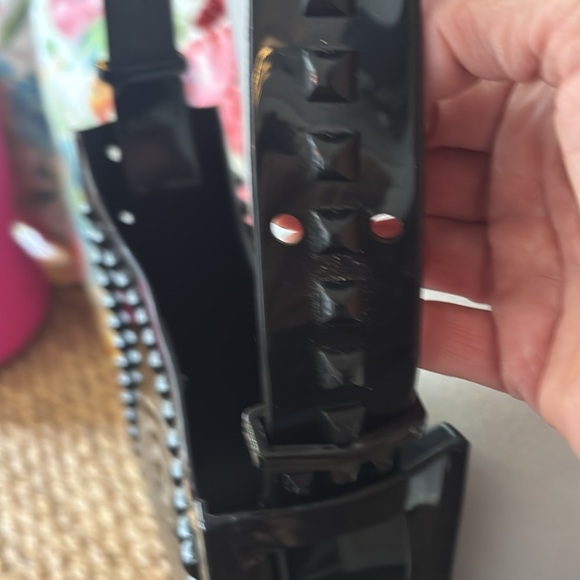 Carmen Sol black shoulder strap or cross body bag - Picture 9 of 13